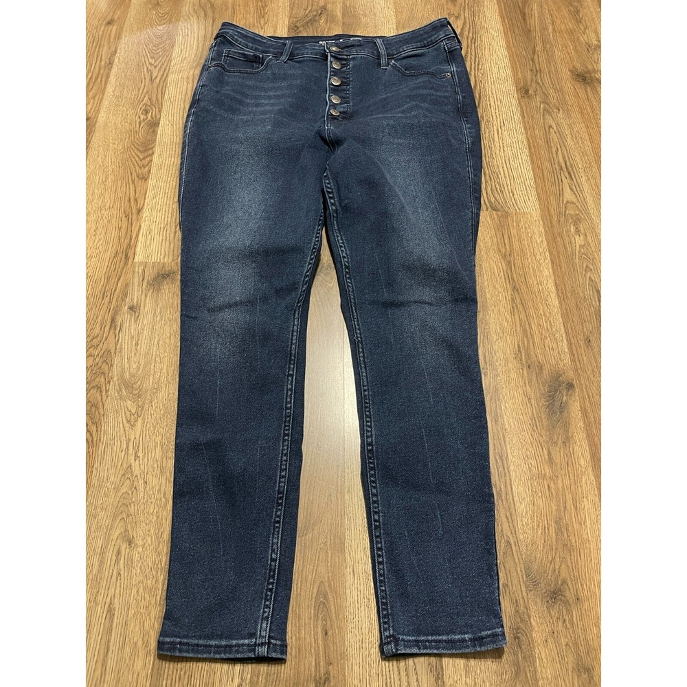 Old Navy Jeans, Women's Size 16, Blue, Rockstar Super Skinny Xtra High Rise